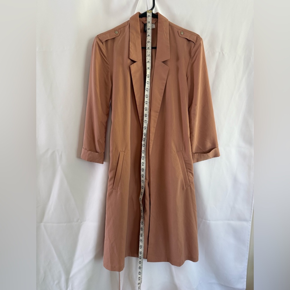H&M | DIVIDED Modal-blend trenchcoat - Pink Beige - Picture 4 of 15